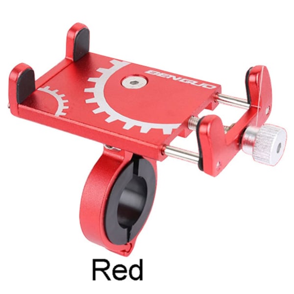 Praktisk mobilholder for sykkel (aluminium) Röd