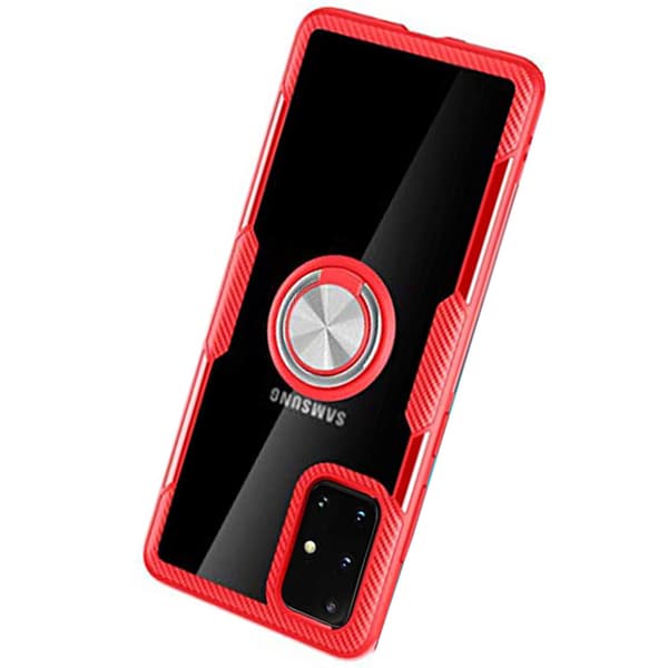 Samsung Galaxy A51 - Stilfuldt Leman-cover med ringholder Blå