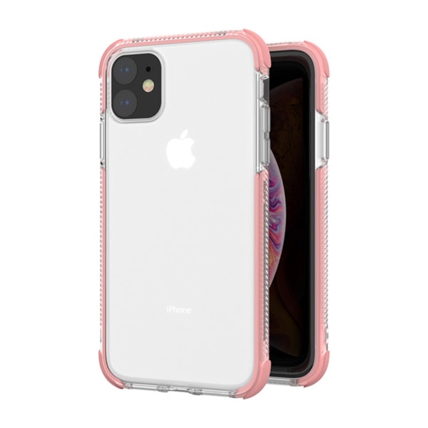 Vankka kulutusta kestävä silikonikotelo - iPhone 11 Rosa