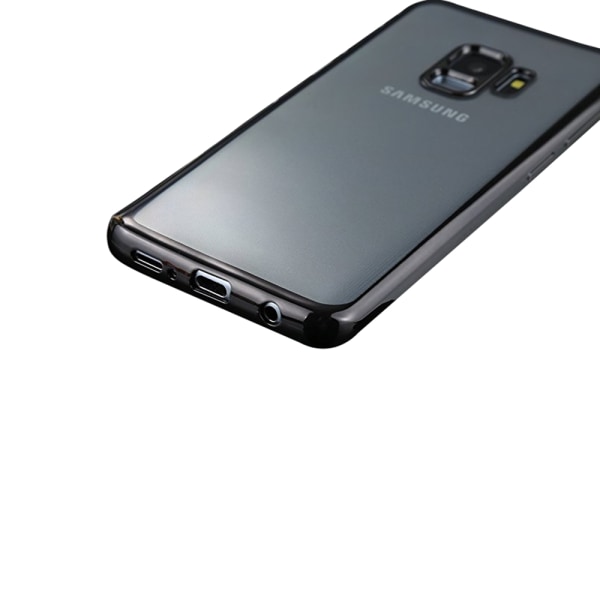 Effektfullt Skal i mjuk Silikon till Samsung Galaxy S9 Silver