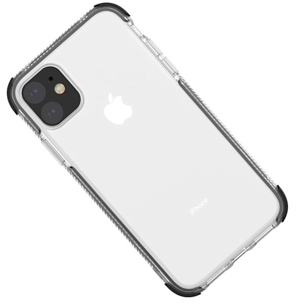iPhone 11 Pro Max - Stilrent Skyddsskal i Silikon (FLOVEME) Svart