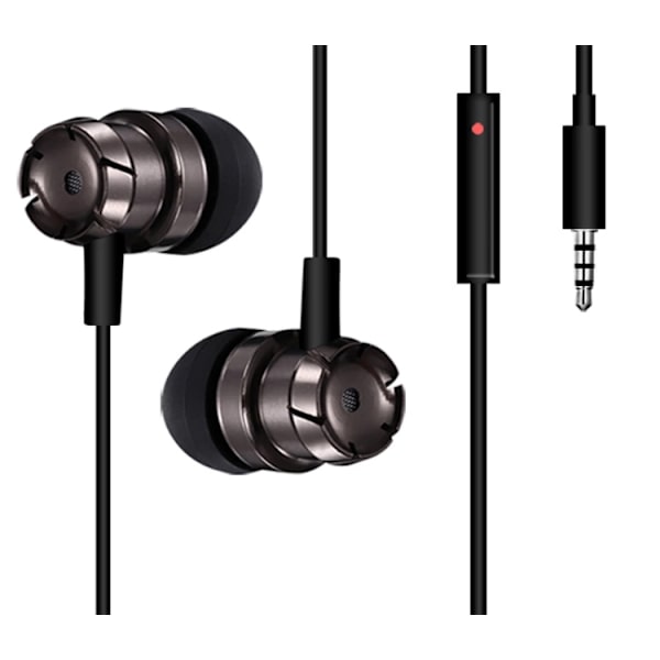 In-ear Hörlurar Hurricane Silver Silver