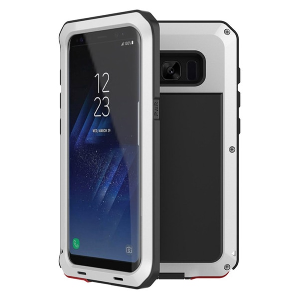 Samsung Galaxy S10 Plus - Sterkt beskyttelsesdeksel i aluminium Röd