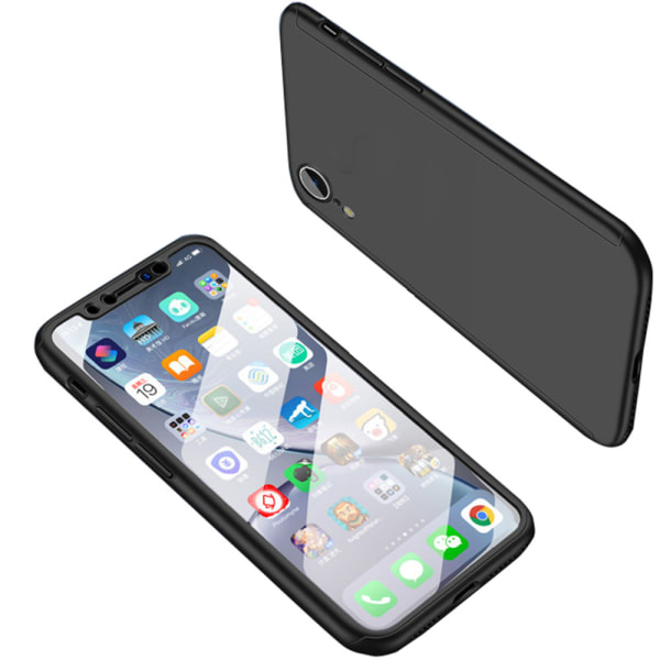 iPhone XR - Floveme Elegant Double Case Svart