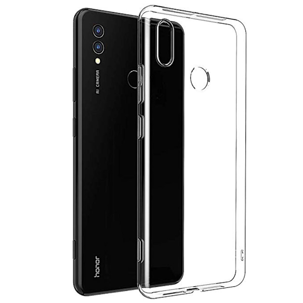 Smart Silikonskal - Huawei Honor Play Transparent/Genomskinlig