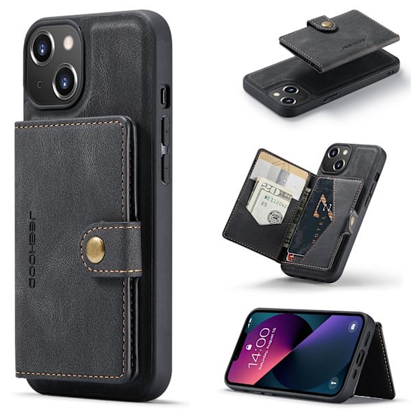 iPhone 13 - Etui med kortholder Grön