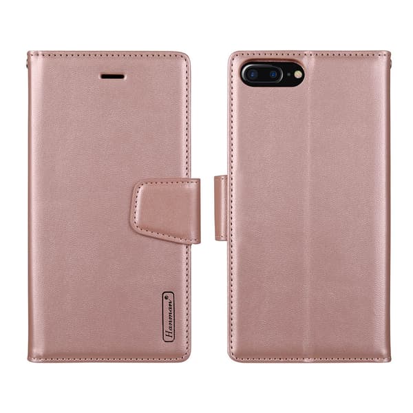 iPhone 6/6S Plus - Exklusivt Dubbelfunktion Plånboksfodral Roséguld