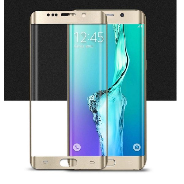 Samsung Galaxy S7 Edge - EXXO Näytönsuoja 3D (9H) Kaareva Vit