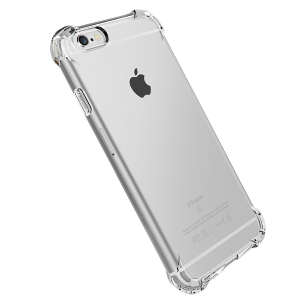 Silikonikotelo (FLOVEME) - iPhone 6/6S Plus Transparent/Genomskinlig