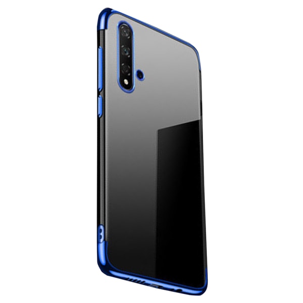 Huawei Nova 5T - Skyddande Silikonskal (FLOVEME) Blå