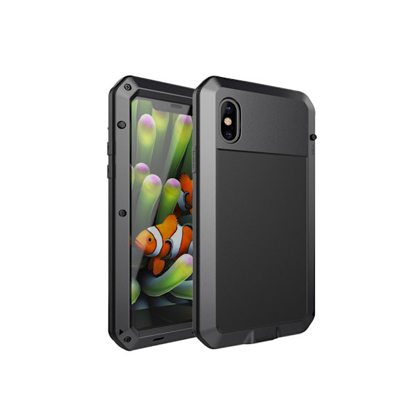 iPhone X/XS - Gediget Skyddsfodral (Heavy Duty) Svart