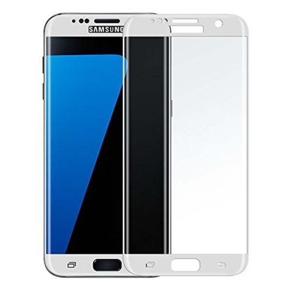 Samsung Galaxy S7 Edge - HuTech EXXO 3D näytönsuoja (9H) Vit