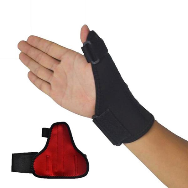 Effektiv komfortabel håndleddsbeskyttelse Sportsbeskyttelse Svart/Röd