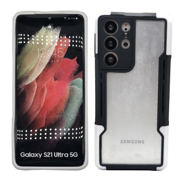 Samsung Galaxy S21 Ultra - Stilsäkert Skyddande Skal Rosa