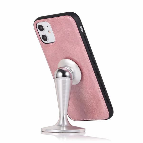 iPhone 11 - Genomtänkt Dubbelt Plånboksfodral Mörkblå