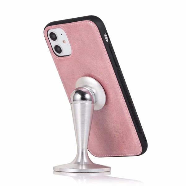 iPhone 11 - Gjennomtenkt dobbel lommebokdeksel Roséguld