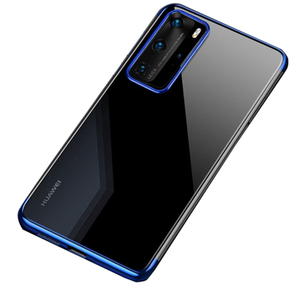 Huawei P40 Pro - Tyylikäs Floveme-silikonisuoja Blå