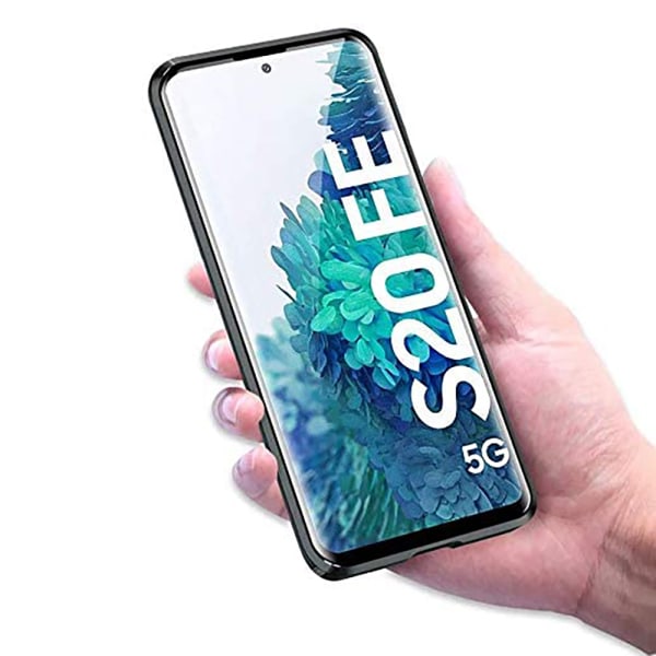 Samsung Galaxy S20 FE - Stilsikkert Dobbelt MagnetCover Grön