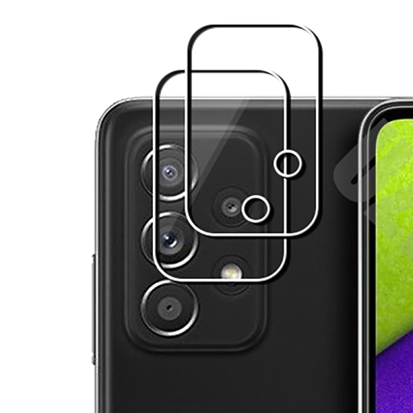 2-PACK Samsung Galaxy A52s 5G kameran linssin suojus HD-Clear 0,2mm Transparent