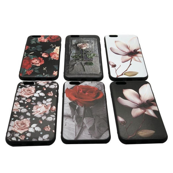 Blommiga Skyddsskal för iPhone 6/6S Plus 3