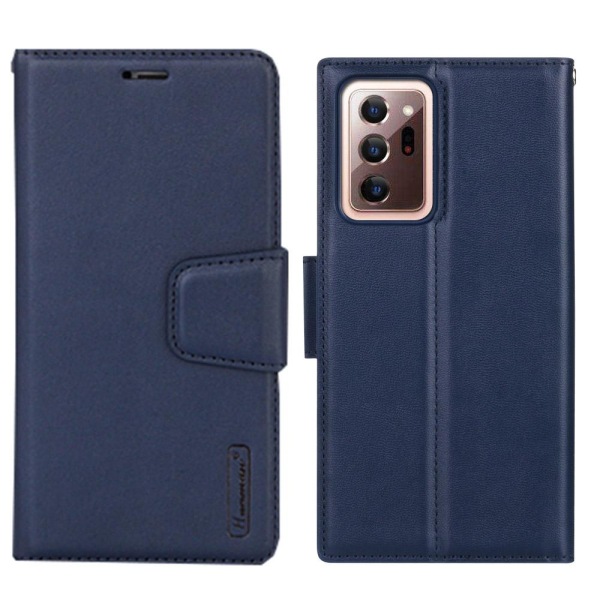 Samsung Galaxy Note 20 Ultra - Elegant HANMAN lommebokdeksel Marinblå