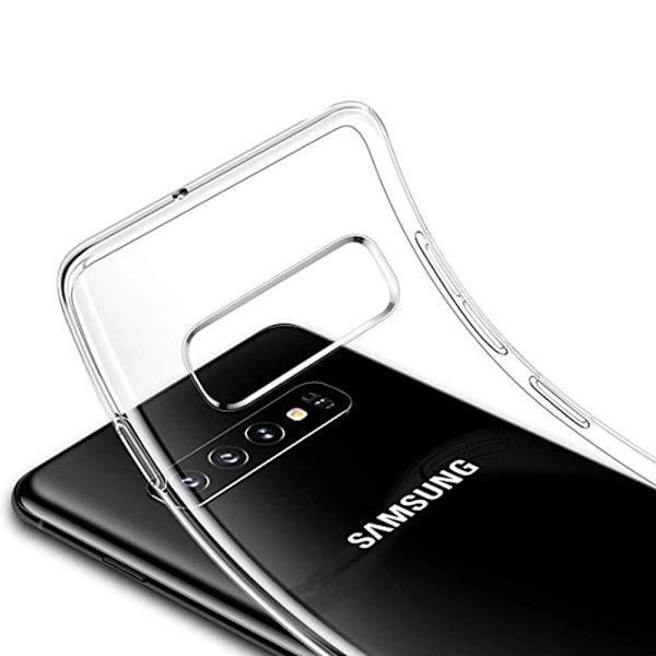 Effektfullt Skyddsskal av mjuk Silikon - Samsung Galaxy S10 Plus Röd