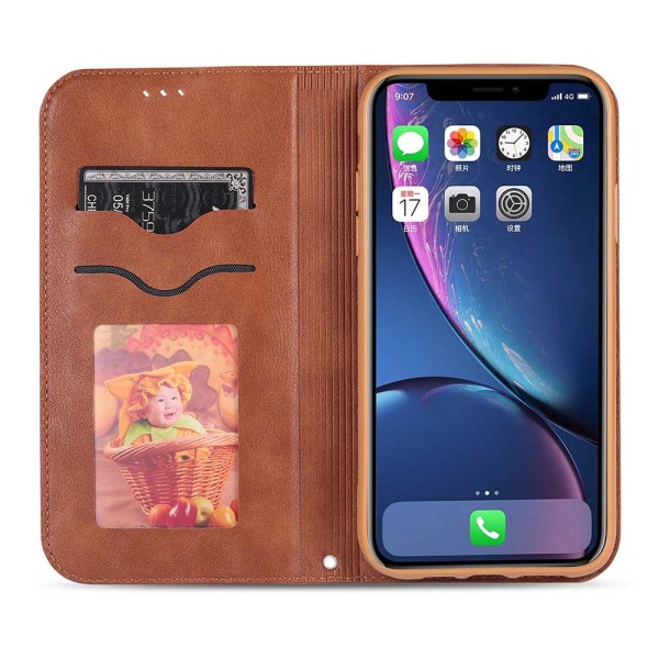 Plånboksfodral - iPhone 11 Pro Max Ljusbrun