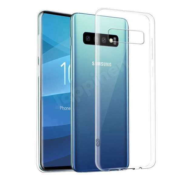 Samsung Galaxy S10 - Smart beskyttelsesdeksel i silikon fra FLOVEME Transparent/Genomskinlig