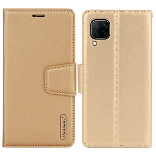 Samsung Galaxy A42 - Effektfullt Exklusivt Plånboksfodral Guld