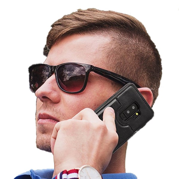 Smart Skal med Plånbok för Samsung Galaxy S9+ Brun