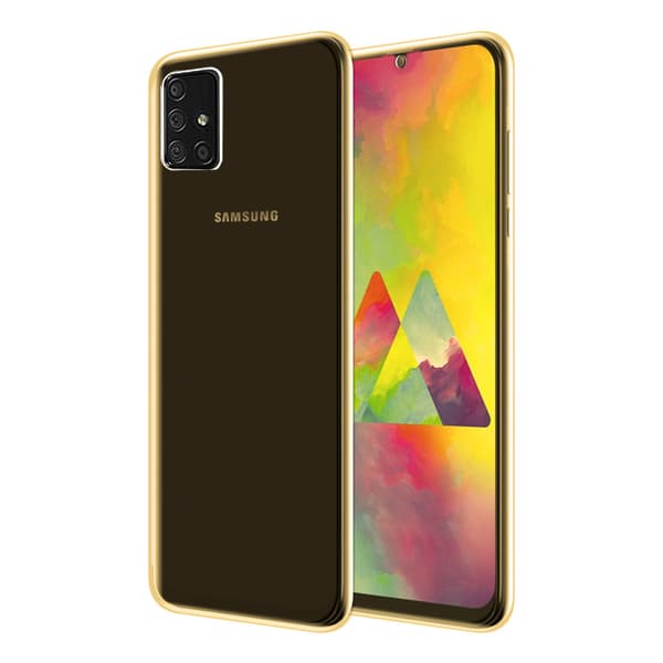 Dubbelt Silikonskal - Samsung Galaxy A71 Transparent