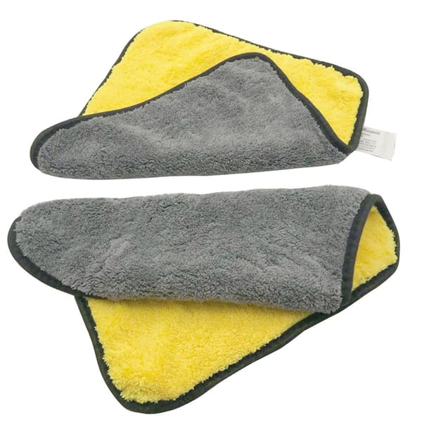 Microfiber Handduk Superabsorberande fibrer Perfekt för bil m.m. Gul 30*30 CM