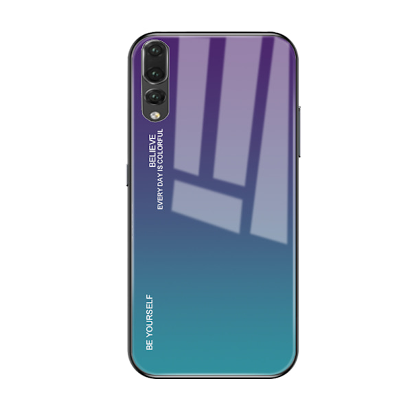 Huawei P20 Pro - Stötdämpande Effektfullt Galaxy Rain Skal 1