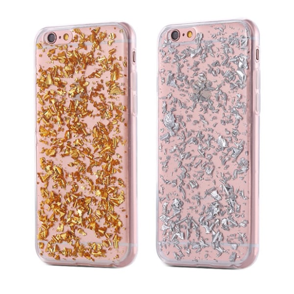 iPhone 6/6S - Eksklusivt Elegant Crystal-flake-deksel FLOVEME Roséguld