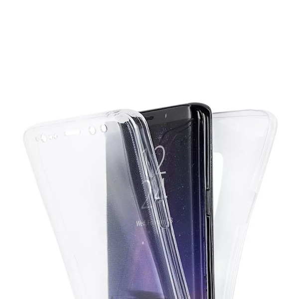 Silikonskal Fram & Bak - Huawei Mate 20 Lite Transparent/Genomskinlig