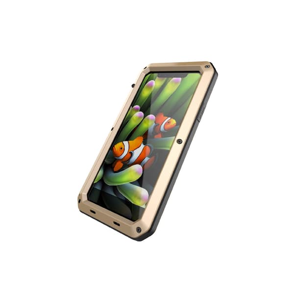 HEAVY DUTY Shock Drop -alumiini iPhone X/XS:lle Vit