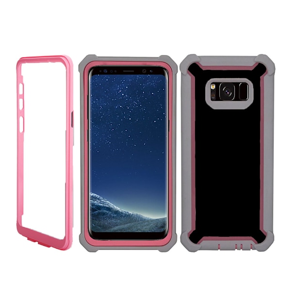 Samsung Galaxy S8 - Skyddsfodral ROSA/VIT