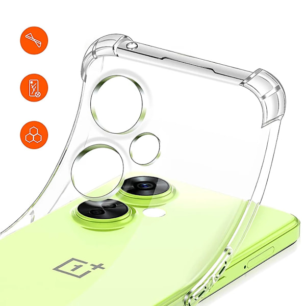 Oneplus Nord CE3 lite 5G - Skyddsskal i silikon Transparent
