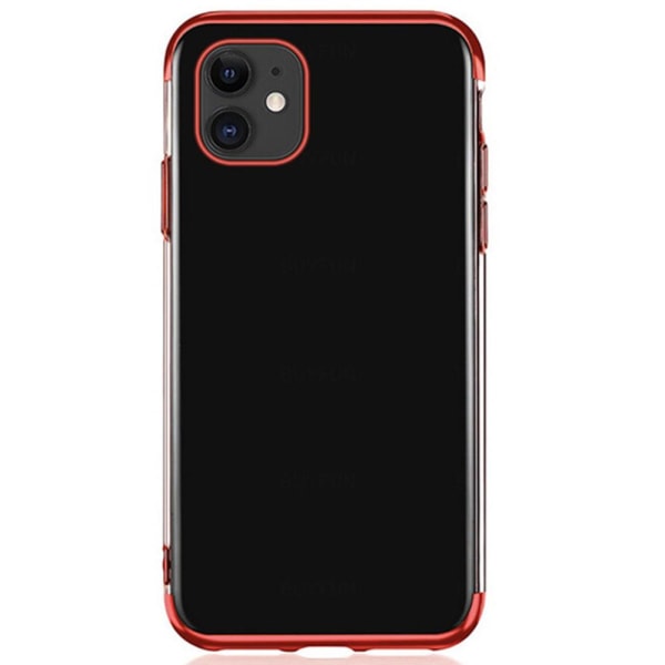 iPhone 12 - Stilig Floveme silikondeksel Röd