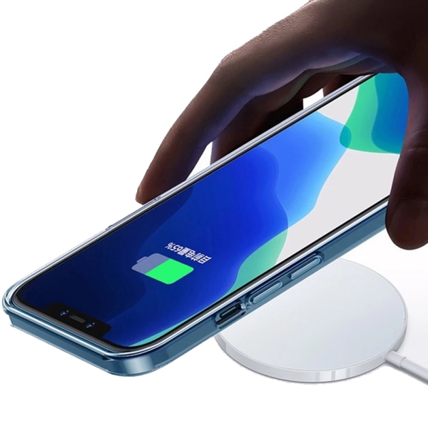 iPhone 12 Pro Max - Kraftig stødabsorberende silikonetui Genomskinlig