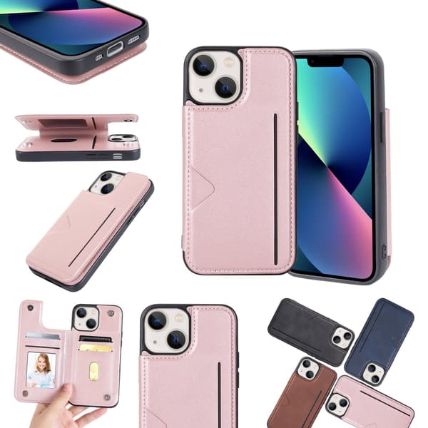 Hanman MIKA Kortskal kompatibelt med iPhone 14 Brun