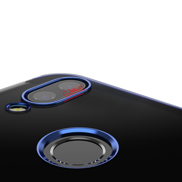 Huawei P20 Lite - Stilfuldt silikone beskyttelsescover (Floveme) Blå