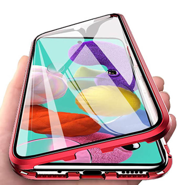 Samsung Galaxy S20 Plus - Stilfuldt magnetisk dobbeltsidet etui Röd