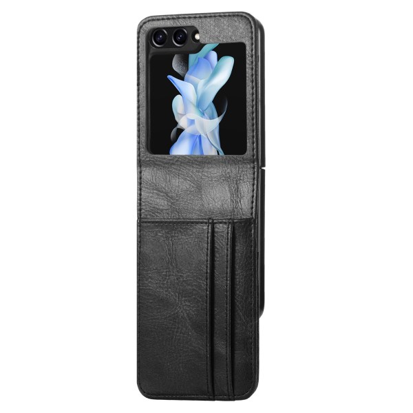 Galaxy Z Flip 5 5G - Pung etui med kortplads Black