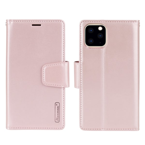 iPhone 11 - Praktisk Hanman 2 i 1 pung etui Roséguld