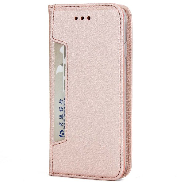 Smart Stylish Wallet Cover - iPhone 8 Silver