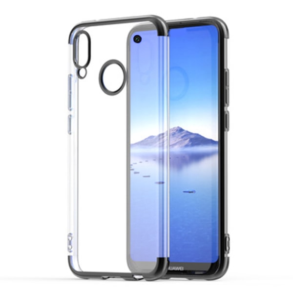 Huawei P40 Lite E - Stilrent Floveme Skyddsskal Silver