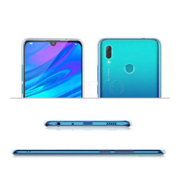 Smart Silicone Cover - Huawei Y6 2019 Transparent/Genomskinlig