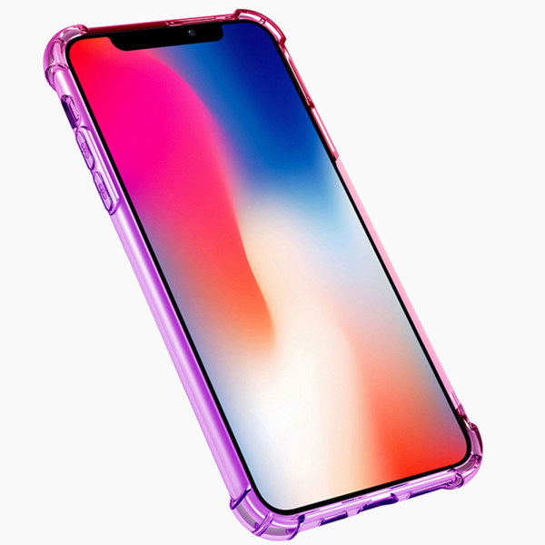 iPhone 11 Pro Max - Genomtänkt Skyddsskal i Silikon Svart/Guld