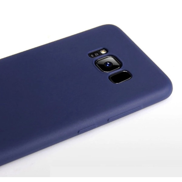 Samsung Galaxy S8 PLUS glatt silikondeksel (NKOBEE) Svart Svart